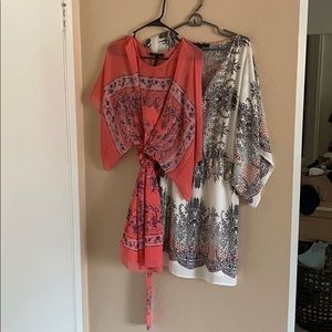 BCBG MaxAzria Two Kimono Dresses S
